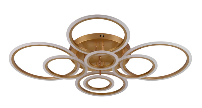 Lustra LED 7500lm 125W 3CCT 7500lm IP20, auriu - Glovy [2]