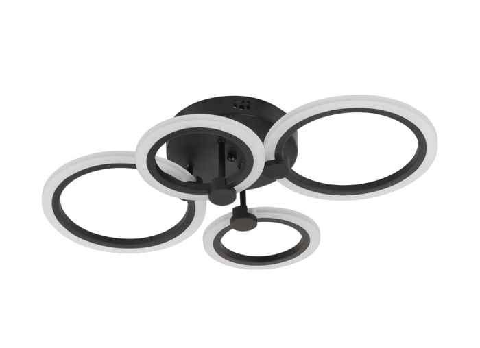 Lustra living LED URBAN, 3150lm, 45W, 3CCT, negru, dimabila [8]