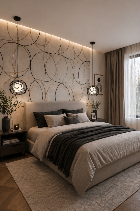 Pendul 1xE27 40W,  negru+alb - Modus [2]