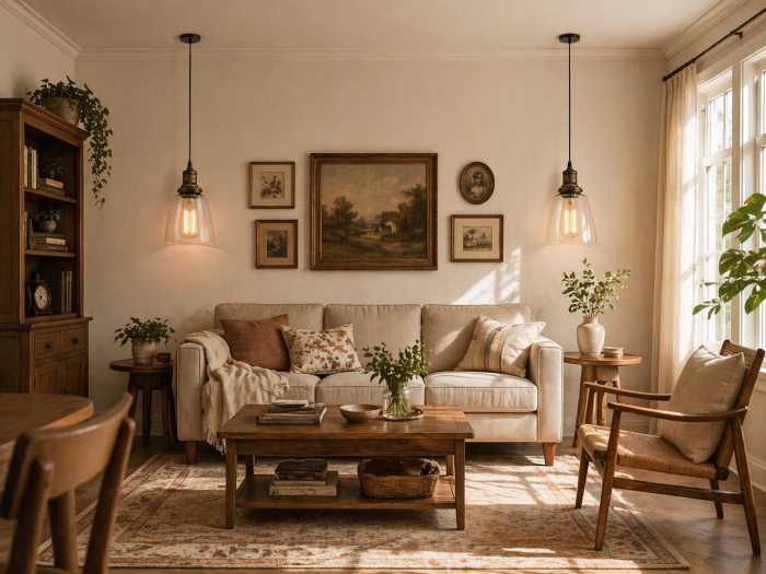 Pendul 1xE27 60W, 100x15cm, bronz -  Edison [3]