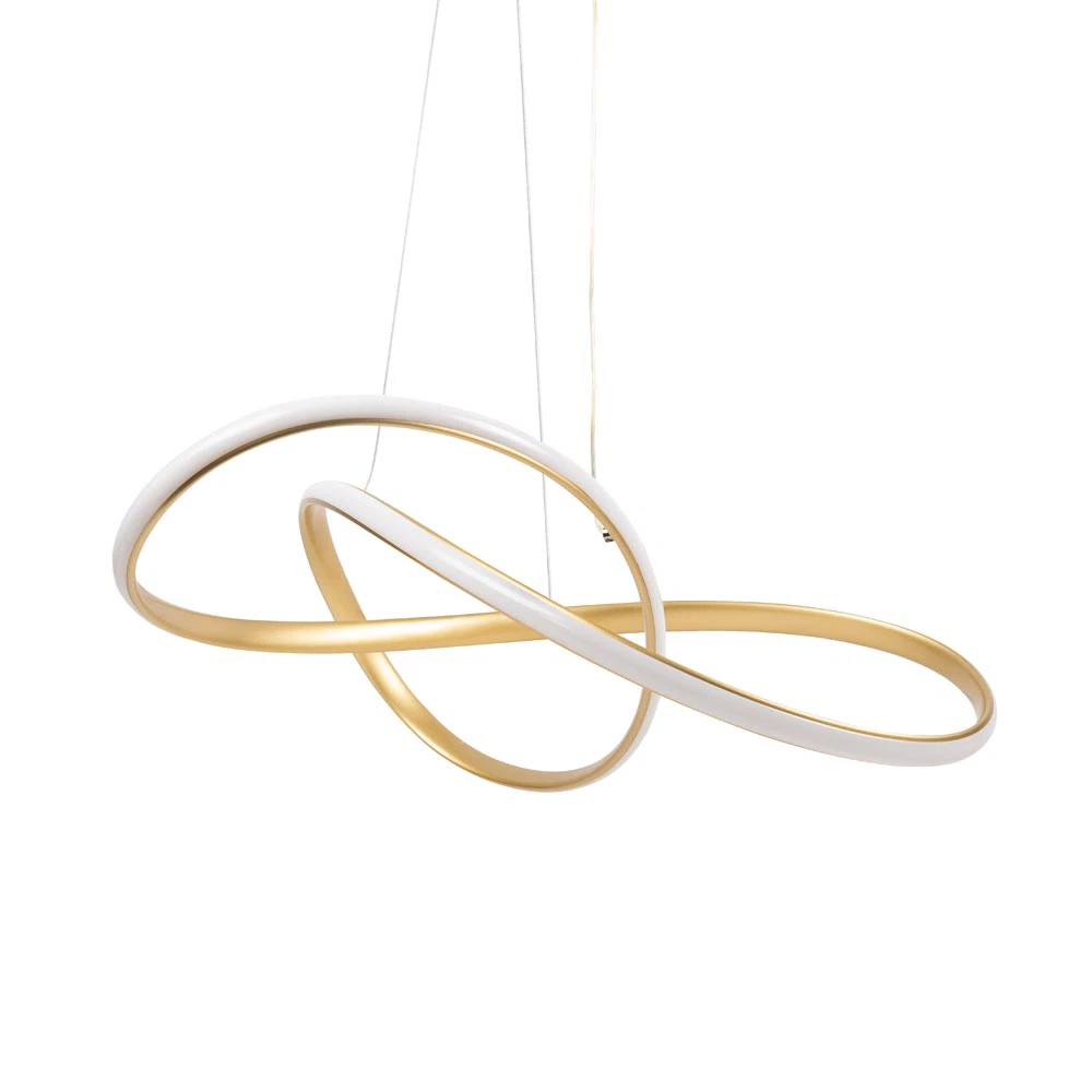 Pendul LED 2560lm, 40W, 60X150cm, 3000-6500K, auriu - Libra [5]