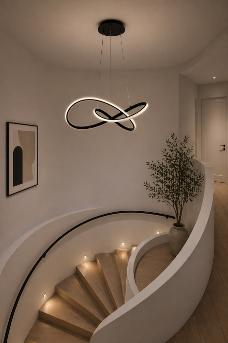 Pendul LED Libra 3410lm  55W 3CCT  negru [3]