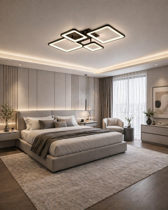 Plafoniera Ambient LED 70W 3CCT 3850lm negru dimabila [3]