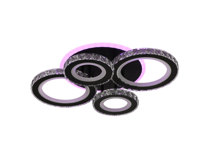 Plafoniera Echo LED 90W 3CCT 6930lm negru dimabilă [9]