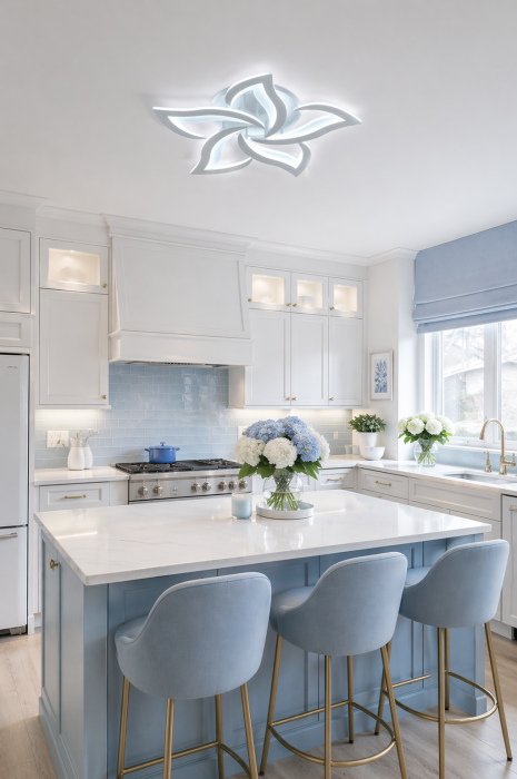 Plafoniera Fleur LED 95W 3CCT 8360lm alb dimabila [2]