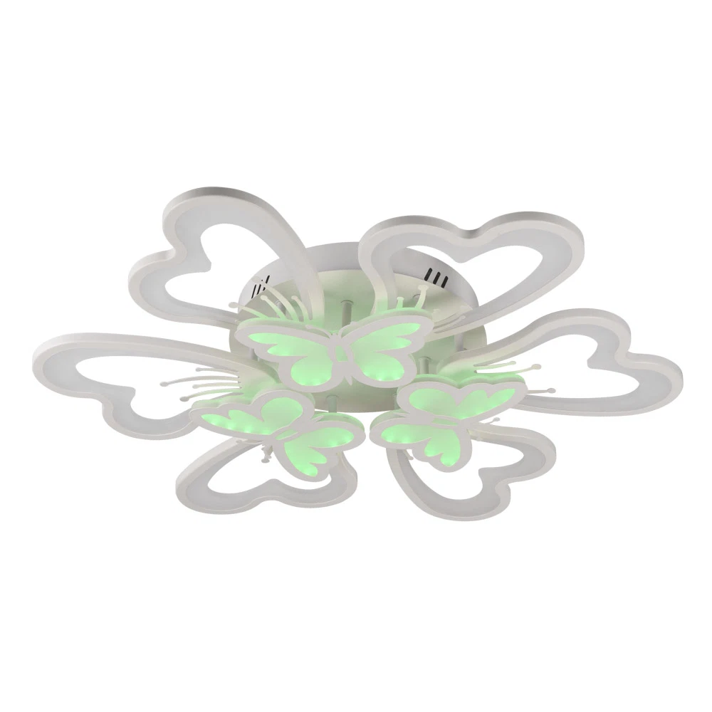 Plafoniera LED 100W 3CCT RGB 8500lm, IP20, alb - Butterfly [8]