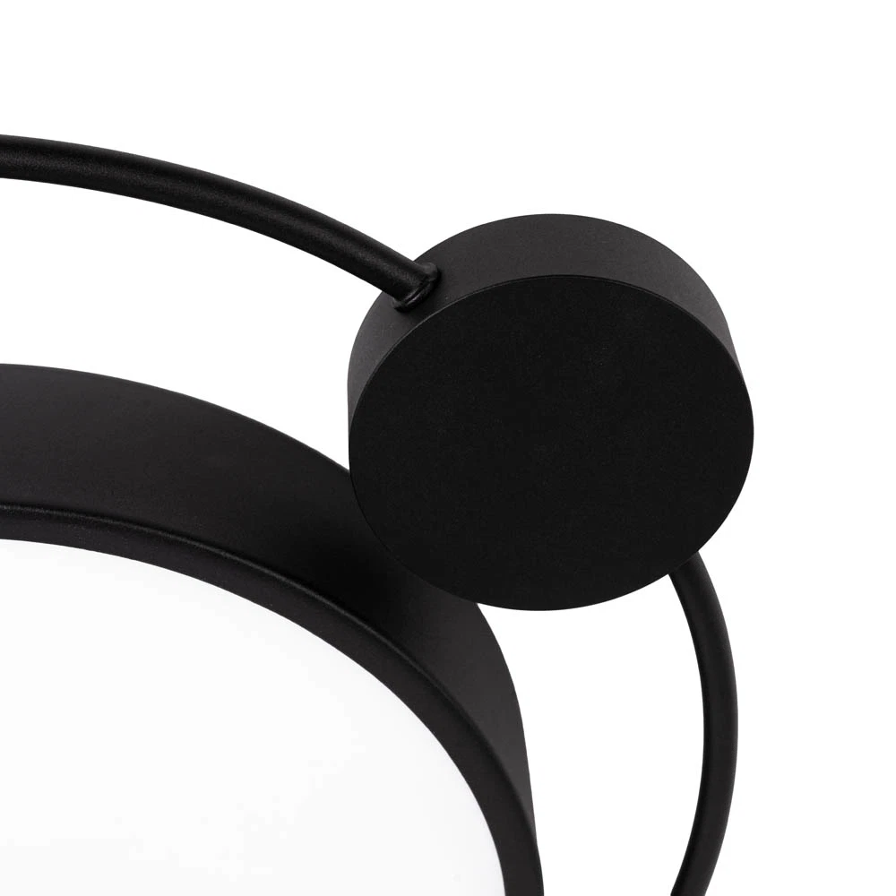 Plafoniera LED 1400lm, 28W, 3000K, 440x70mm, negru - Moon [7]