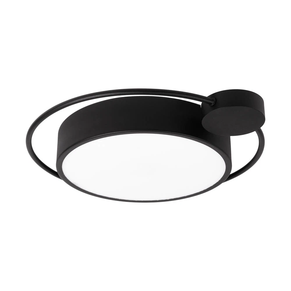 Plafoniera LED 1400lm, 28W, 3000K, 440x70mm, negru - Moon [6]