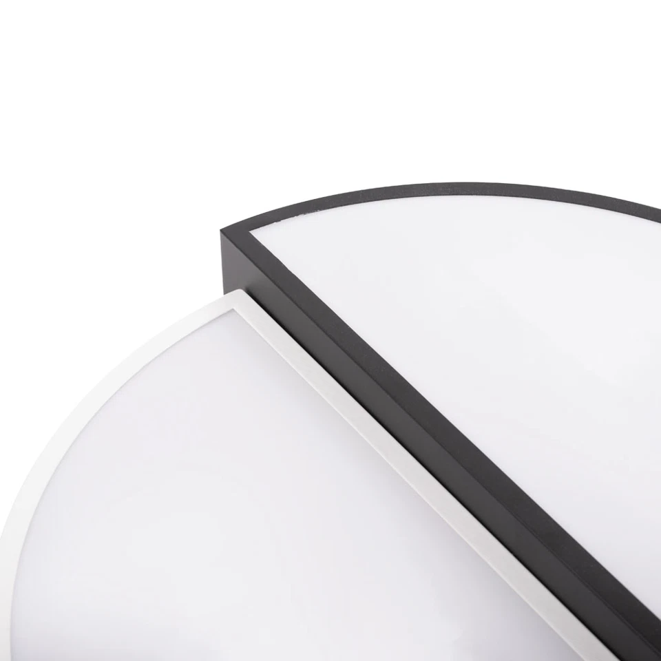 Plafoniera LED 1700lm, 34W, 42cm, 3000-6000K, IP20, alb+negru - Half [7]