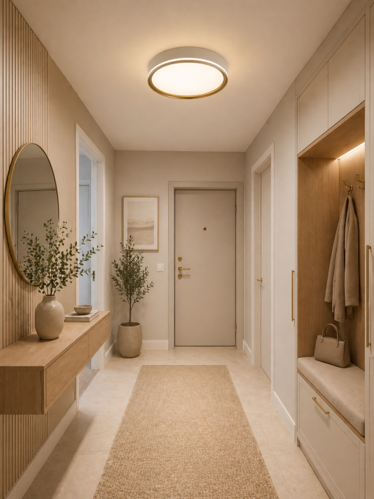 Plafoniera LED 1920lm, 32W, 4000K, alb+auriu - Cleo [3]