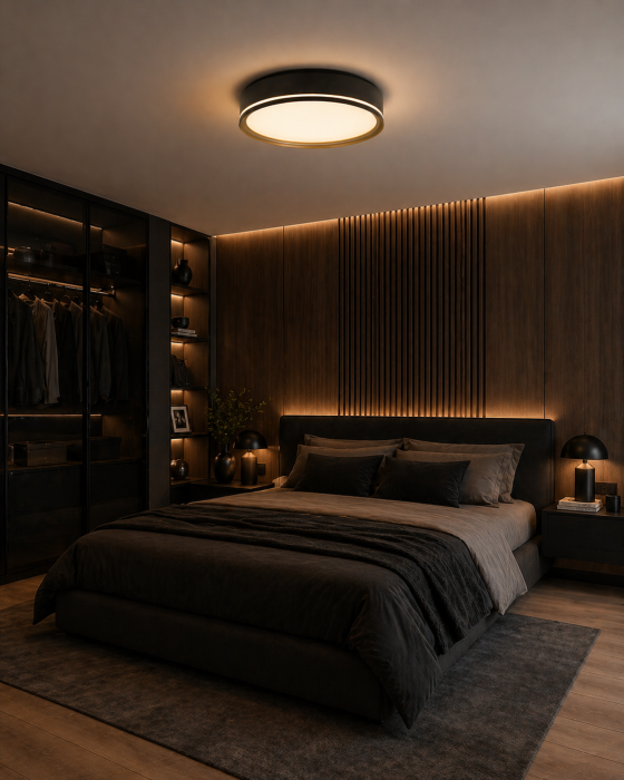 Plafoniera LED 1920lm, 32W, 4000K, negru - Cleo [3]