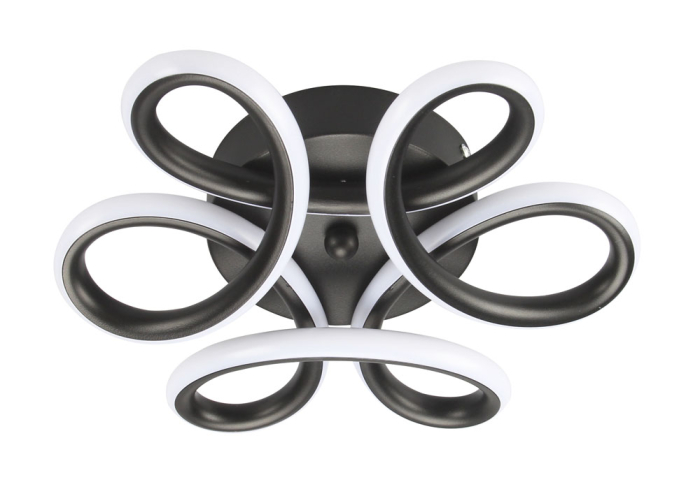 Plafoniera LED 1950lm 30W 3CCT negru - Lixy [3]