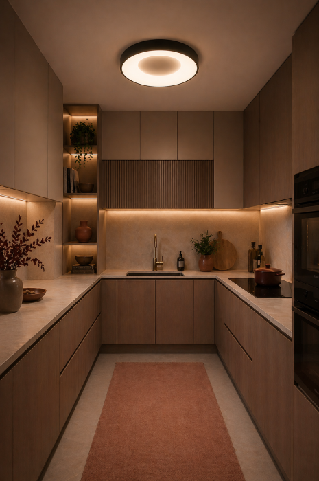 Plafoniera LED 2400lm, 32W, 4000K, IP20, negru - Lind [3]