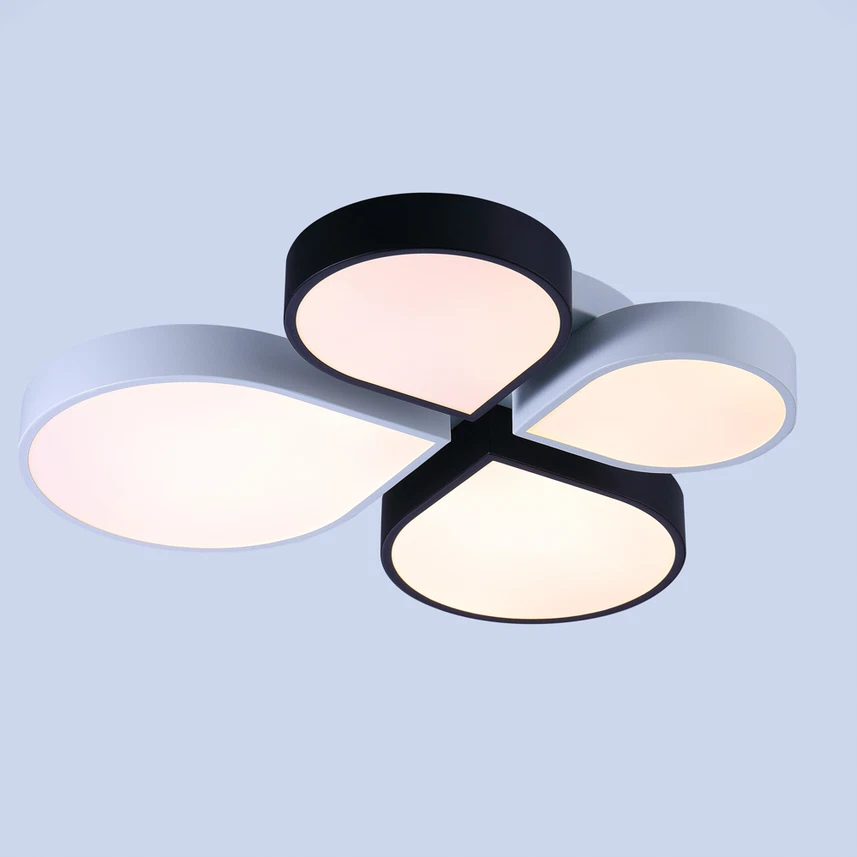 Plafoniera LED 2560lm, 50W, 3000-6000K, alb+negru - Cicek [6]