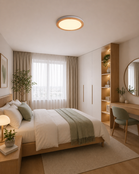 Plafoniera LED 2700lm, 36W, 4000K, IP20 - Roundwood [4]