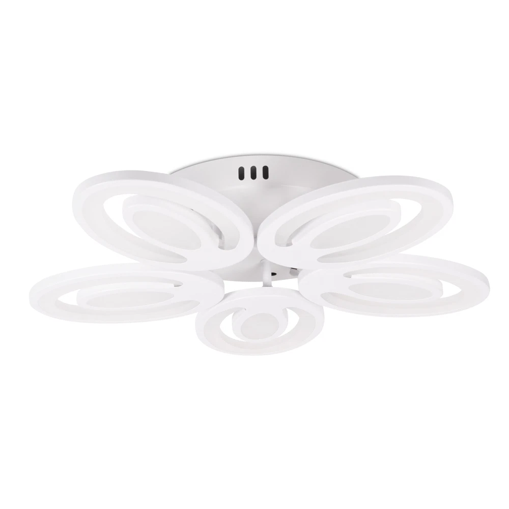 Plafoniera LED 3360lm, 80W, 3CCT cu telecomanda, alb - Petal [9]