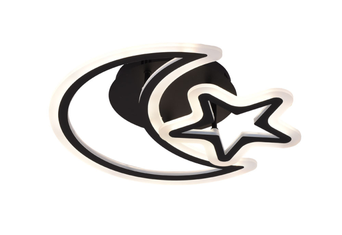 Plafoniera LED 3750lm 50W 3CCT negru dimabila - Night [3]