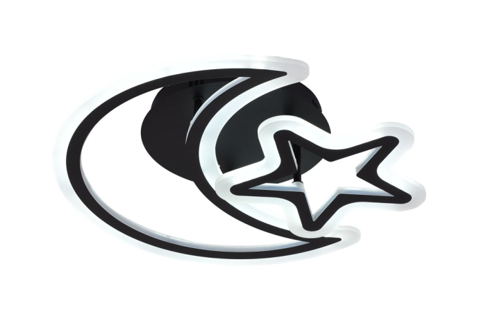 Plafoniera LED 3750lm 50W 3CCT negru dimabila - Night [5]