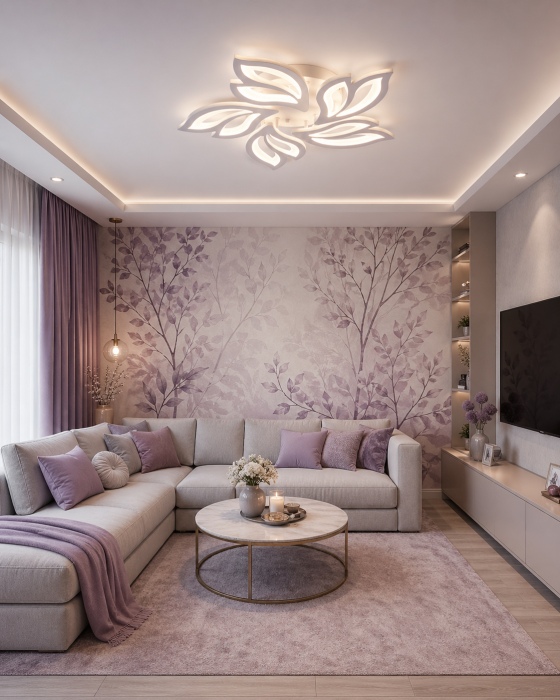 Plafoniera LED 4080lm, 68W, 3CCT cu telecomanda, alb - Leaf [3]