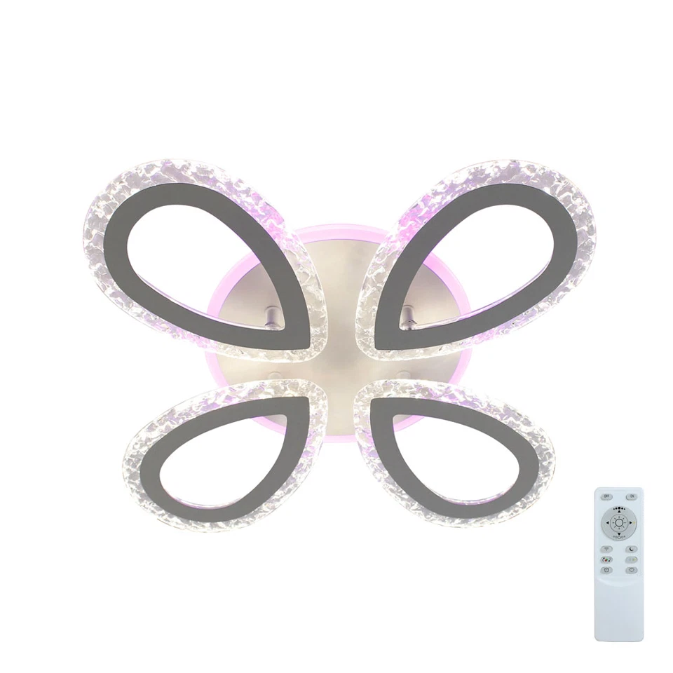 Plafoniera LED 4400lm, 55W, 3CCT+RGB cu telecomanda, alb - Ice [9]