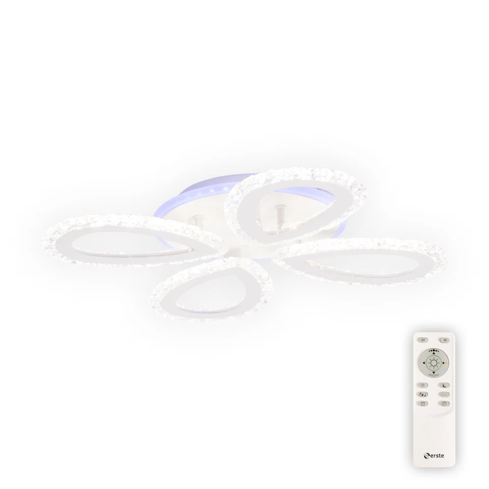 Plafoniera LED 4400lm, 55W, 3CCT+RGB cu telecomanda, alb - Ice [8]