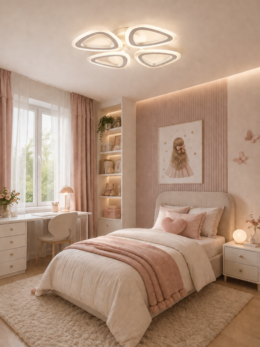 Plafoniera LED 4500lm, 60W, 3CCT cu telecomanda, alb - Evis [3]