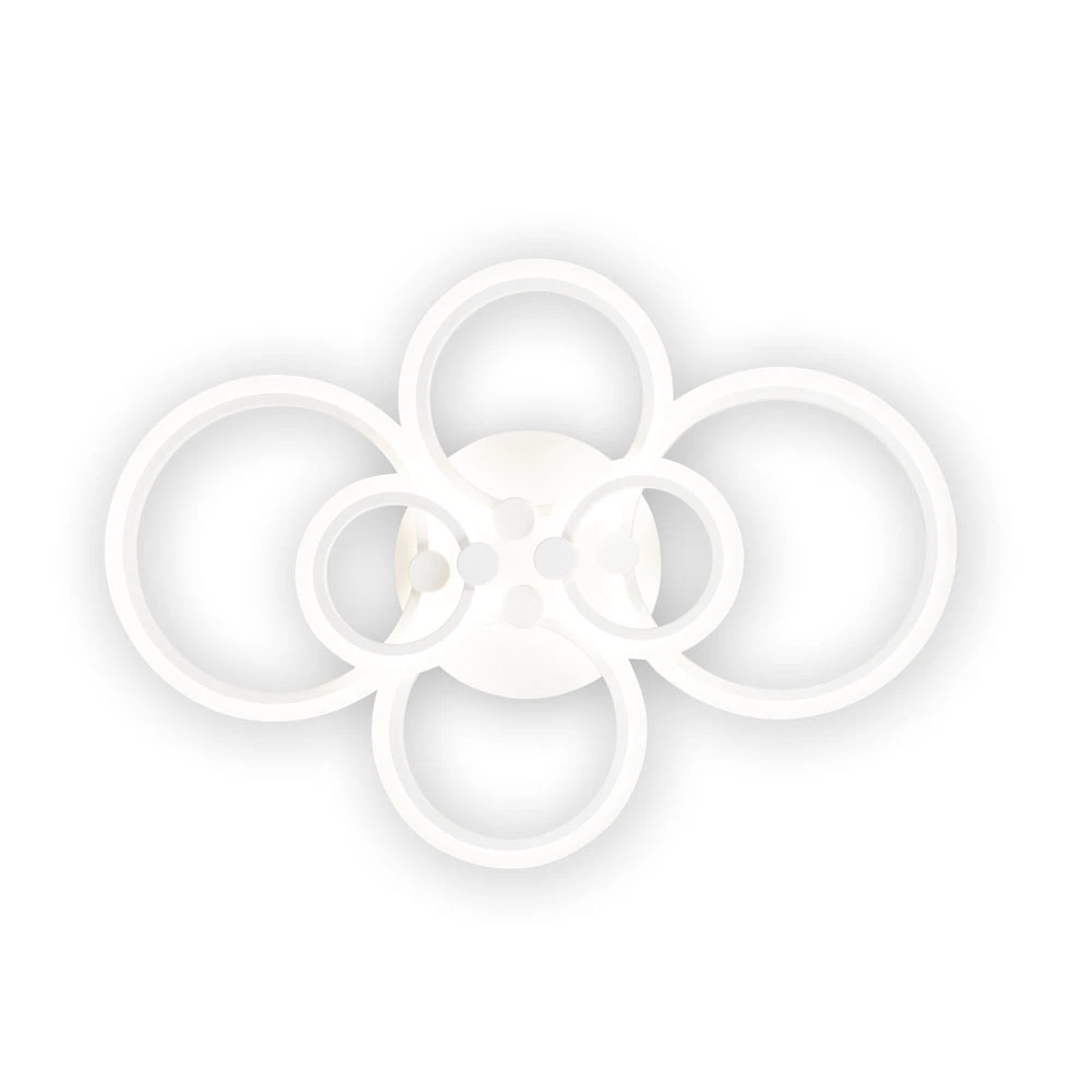 Lustra LED 9800lm, 140W, 3CCT cu telecomanda, alb - Europe [6]