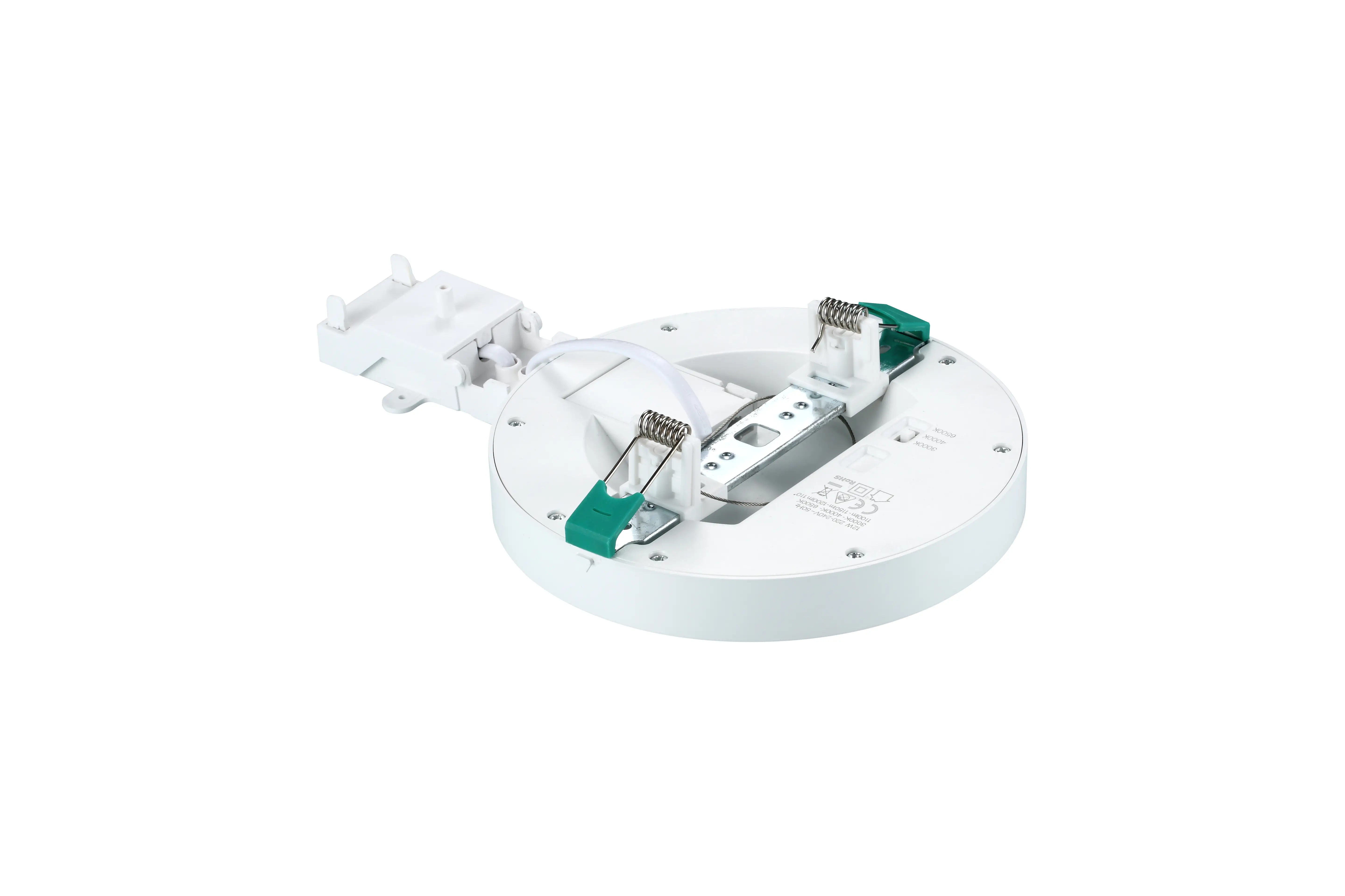 Plafoniera LED Downlight, montaj aparent sau incastrat, 1150lm, CCT selectabil, reglabil 50-125mm [5]