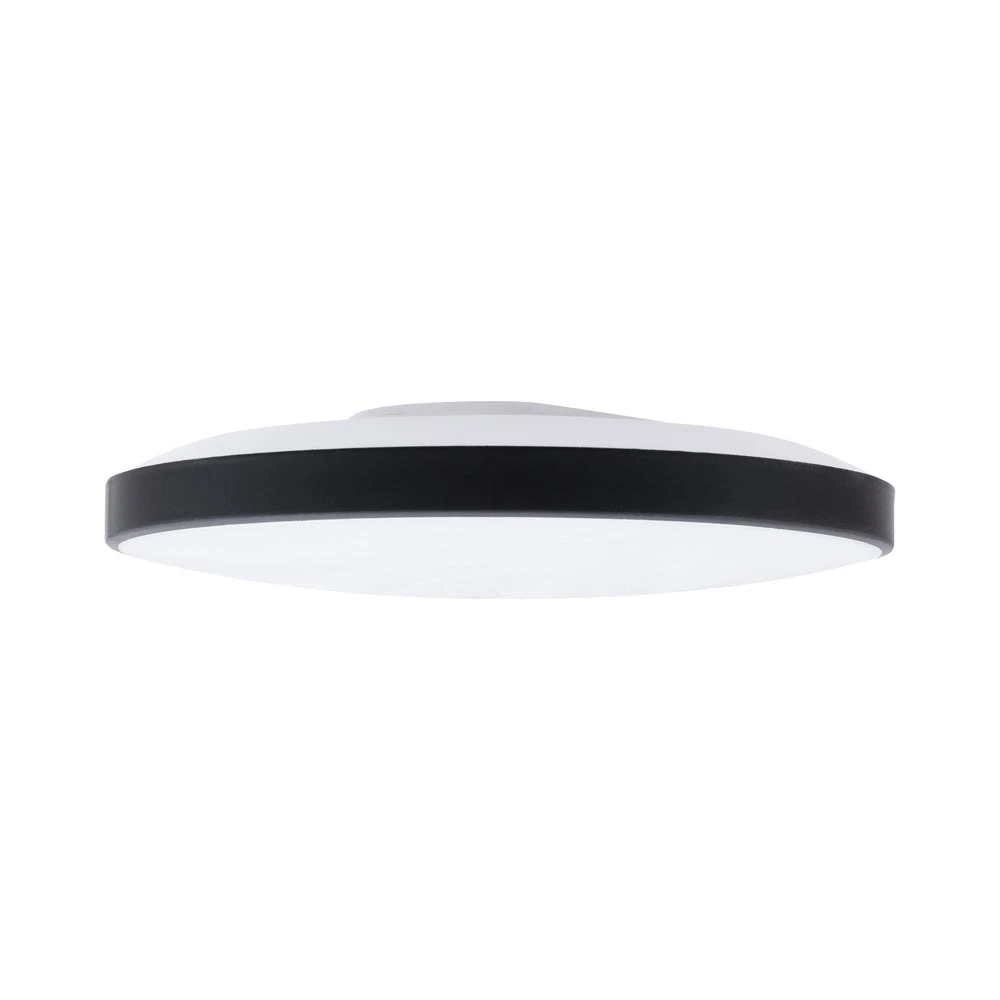 Plafoniera LED pentru exterior/baie 1620lm, 25x5 cm, 18W, 4000K, IP54, negru - Dars [7]