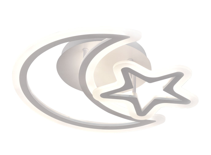 Plafoniera LED 55W, 3CCT, 4880lm, alb, dimabila - Night [5]