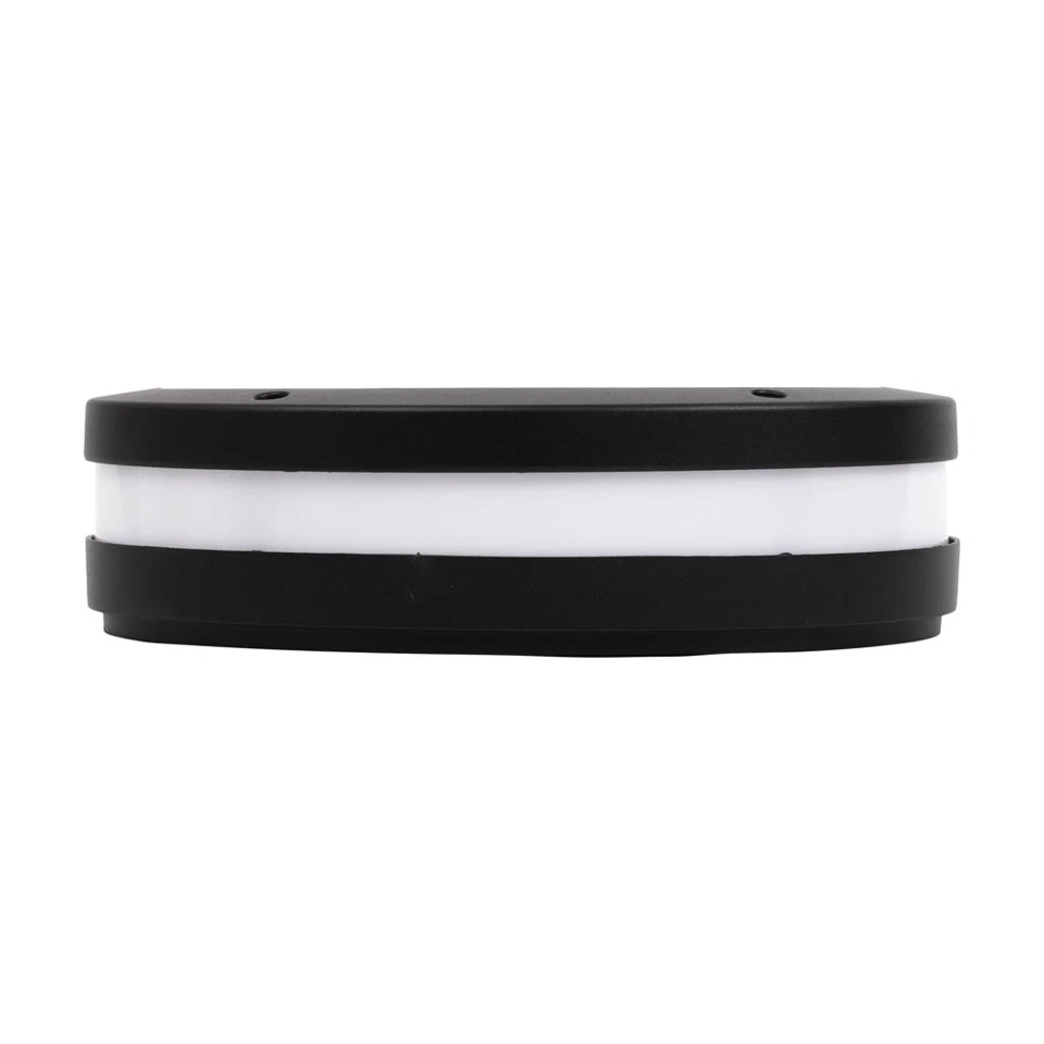 Plafoniera pentru exterior ovala cu dulie E27, 29cm, 18W, IP54, negru - Seres [4]