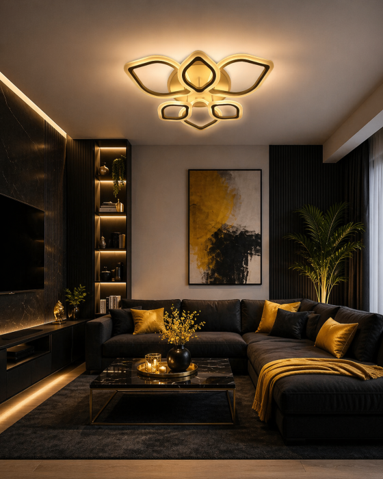 Plafoniera RGB LED 7000lm, 100W, 3CCT cu telecomanda - Agata [2]