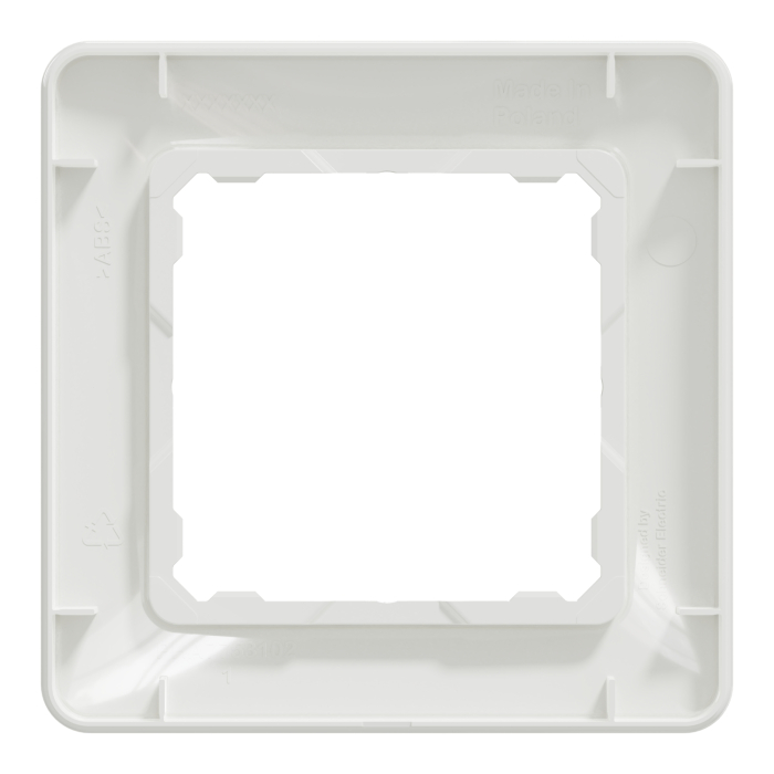 Rama simpla 1 modul, Sedna Design, alb, SDD311801 [3]