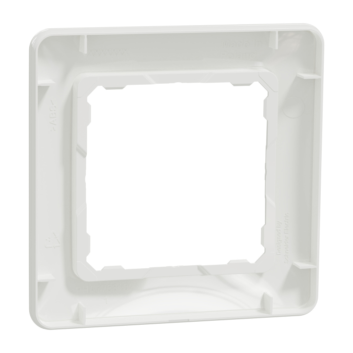 Rama simpla 1 modul, Sedna Design, alb, SDD311801 [2]