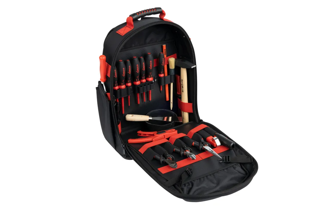 Rucsac pentru electricieni cu 23 de scule, ECO, 370 x 210 x 490 mm [3]