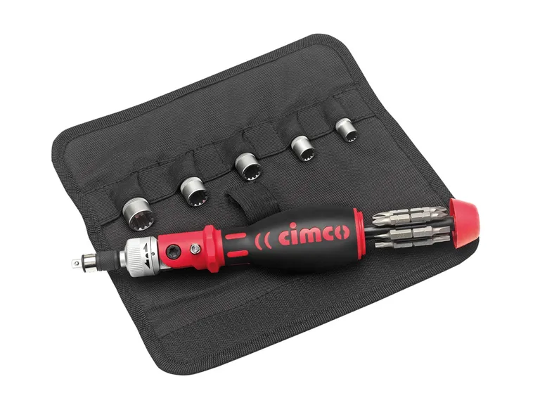 Set surubelnita cu clichet, 18 piese CIMCO [2]