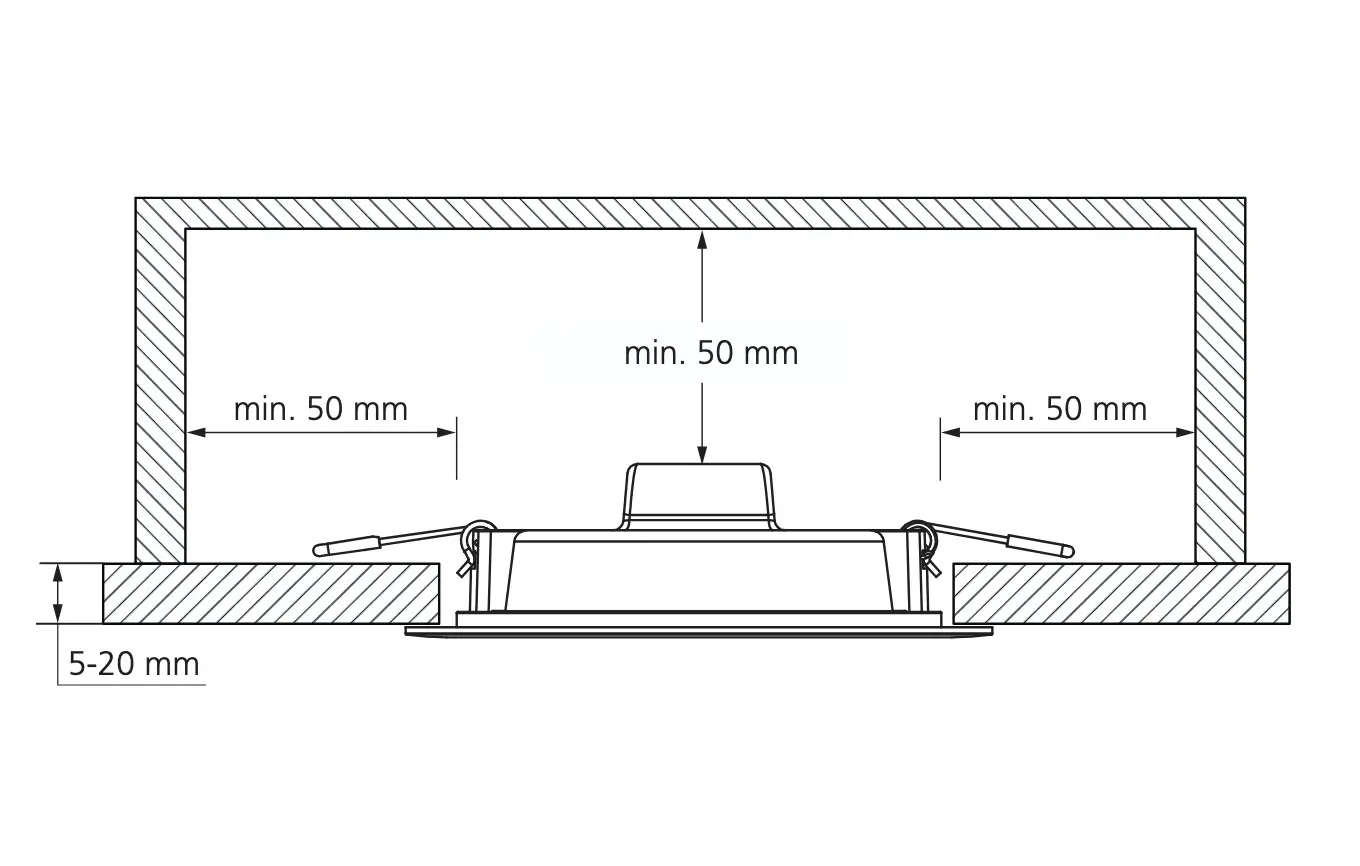Spot LED incastrat START eco Downlight, 15W, 1600lm, 4000K, IP20, Alb [8]