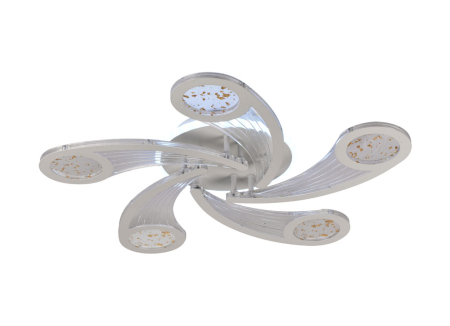 Plafoniera Drop LED 70W dimabila, 3CCT, 6650lm, alb [2]