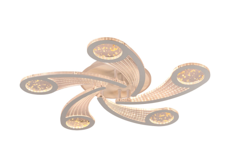 Plafoniera Drop LED 70W dimabila, 3CCT, 6650lm, alb [6]