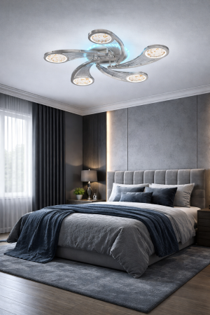 Corpuri de Iluminat Interior - Plafoniera Drop LED 70W dimabila, 3CCT, 6650lm, alb