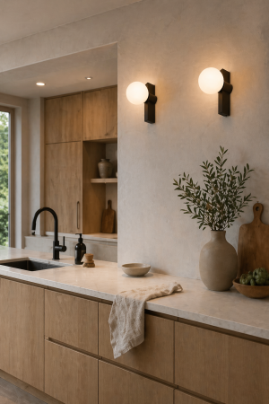 Corpuri de Iluminat Interior - Aplica 1xE14 60W, IP20, negru+alb – Glace