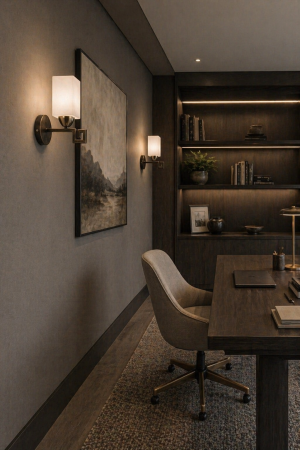 Aplica 1xE27 60W, alb+wenge - Elada [2]