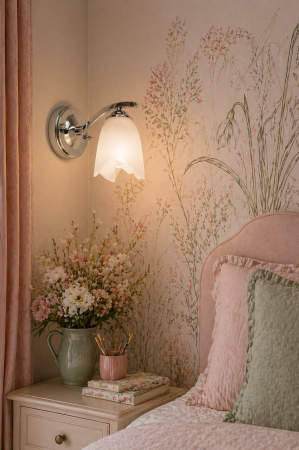 Corpuri de Iluminat Interior - Aplica 1xE27 60W, crom+alb - Tania
