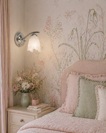 Corpuri de Iluminat Interior - Aplica 1xE27 60W, crom+alb - Tania