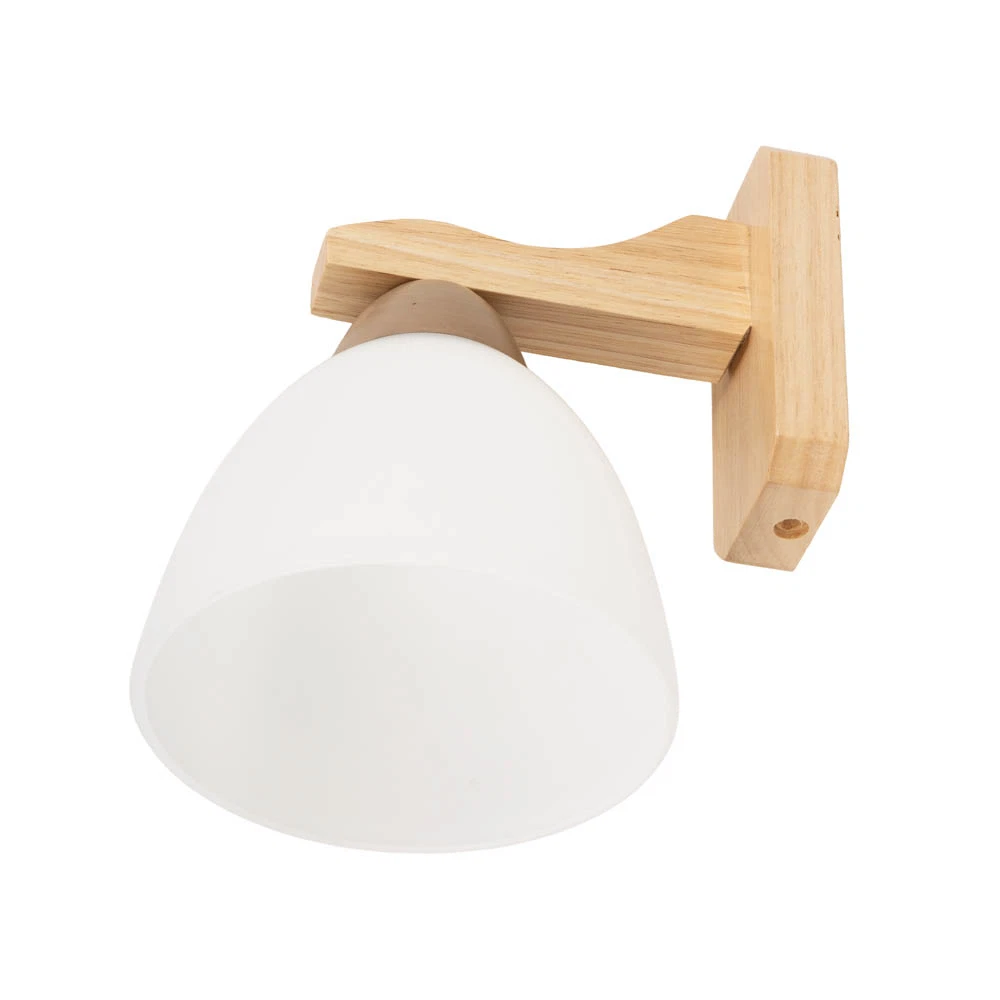 Aplica 1XE27 60W, IP20, natur+alb - Lena [5]