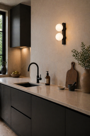 Corpuri de Iluminat Interior - Aplica 2XE27 60W, IP20, negru+alb -  Glace