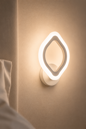 ILUMINAT - Aplica LED 12W, 3CCT on/off, alb - Agata