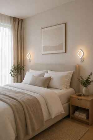 Corpuri de Iluminat Interior - Aplica LED 12W, 3CCT on/off, alb - Agata