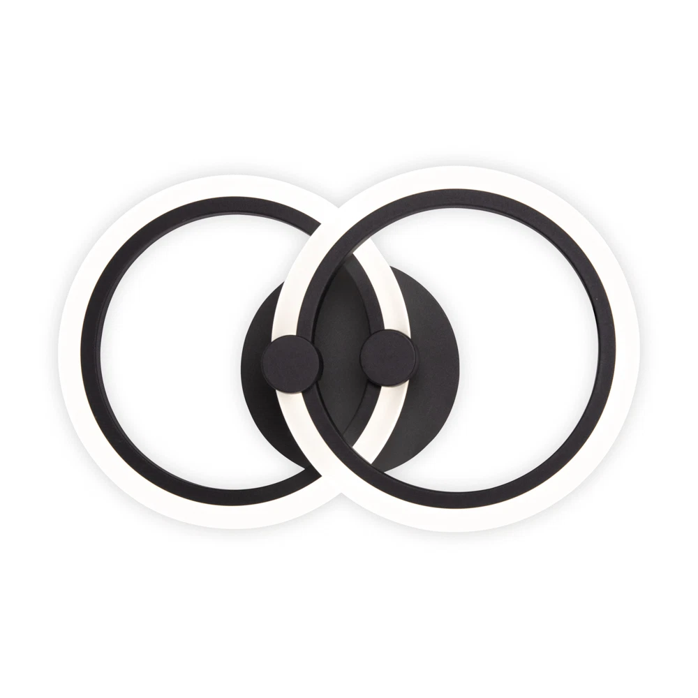 Aplica LED 1650lm, 30W, 3CCT cu telecomanda, negru - Pearl [2]