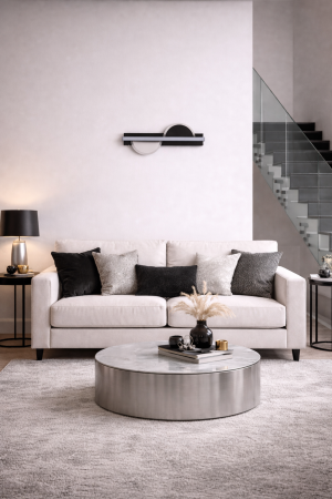 Corpuri de Iluminat Interior - Aplica LED 1680lm, 24W, IP20, 15.5x40cm, negru - Zuleya